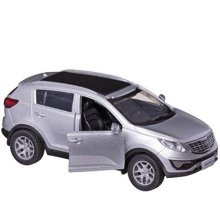 Автомобиль Abtoys KIA MSZ 1:43 серебряный