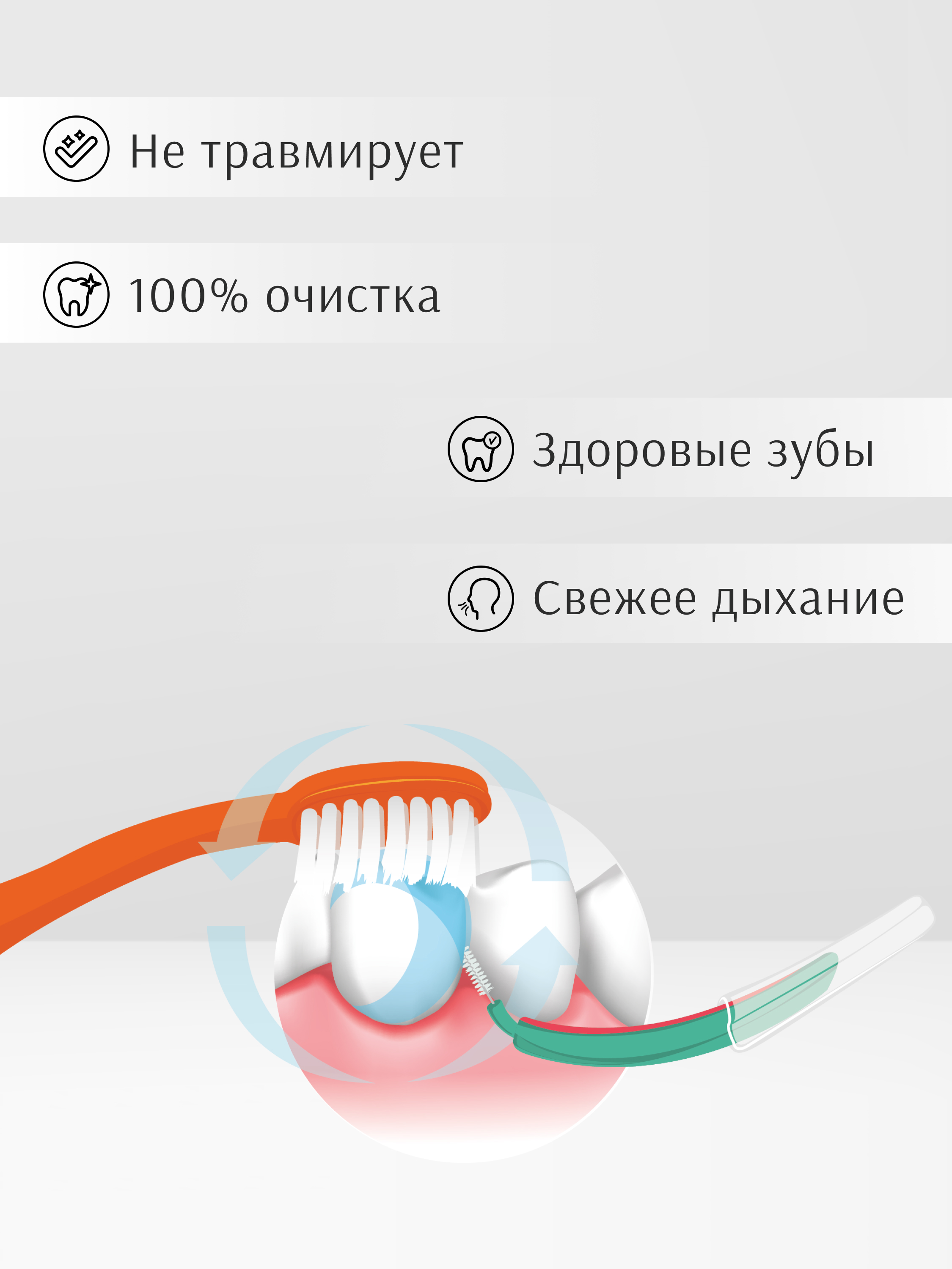 Межзубные ершики edel+white PROFI-LINE L 0.8мм 6 штук с защитными колпачками - фото 5