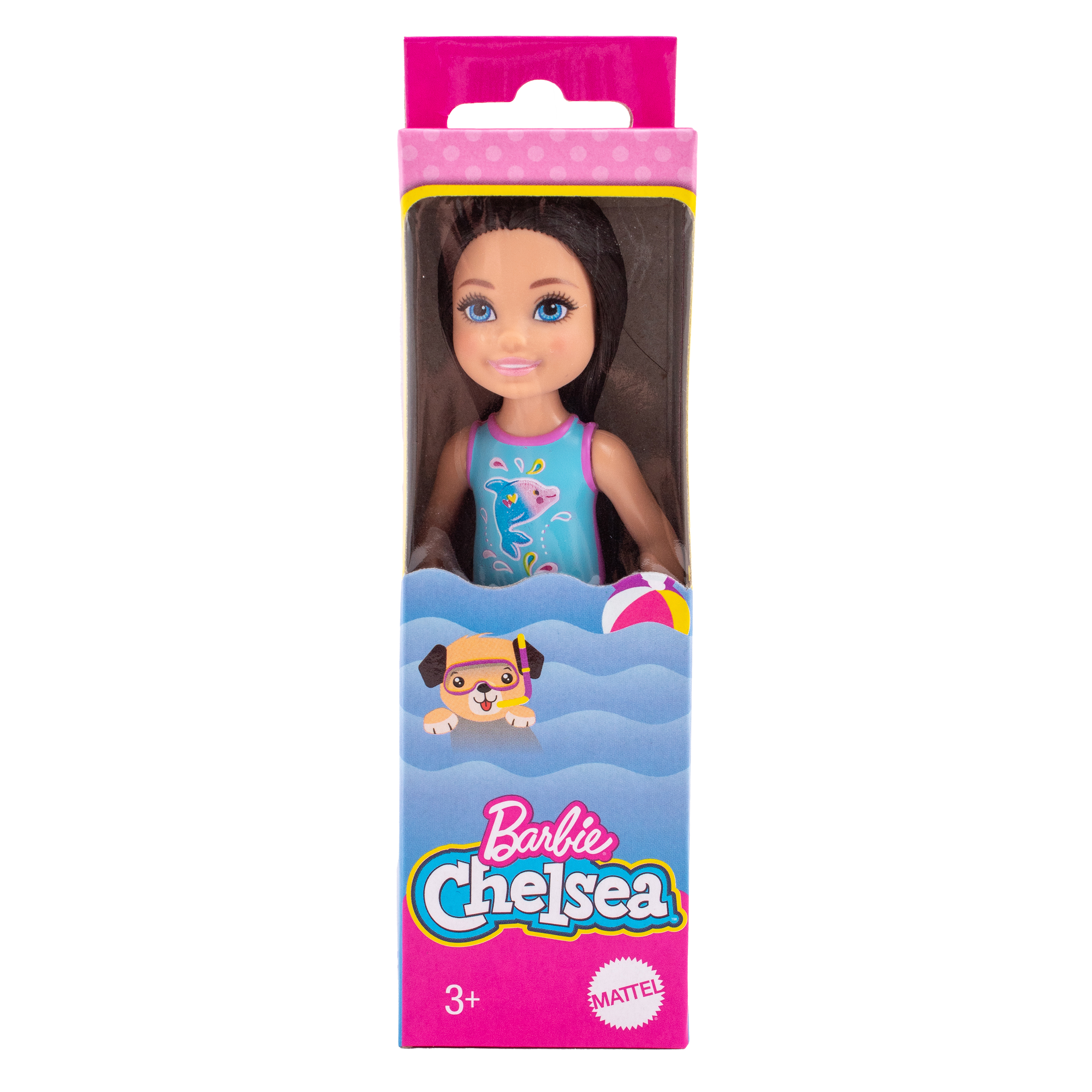 Кукла модельная Mattel Челси в купальнике с дельфином GLN73(GLN69/GLN71) - фото 1