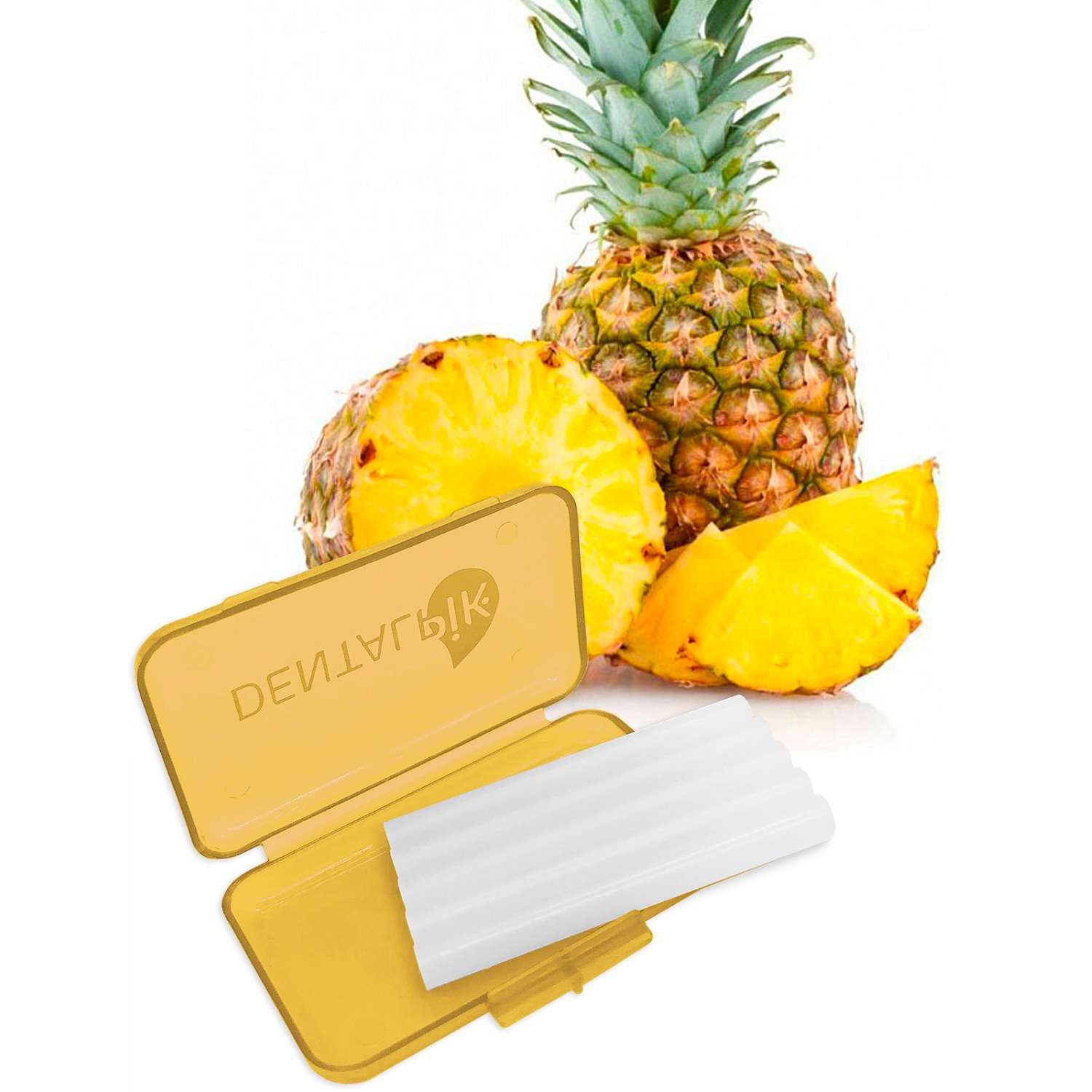 Воск ортодонтический для детей Dentalpik для брекетов кап и пластинок Orthodontic Wax pineapple flavor ананас - фото 5