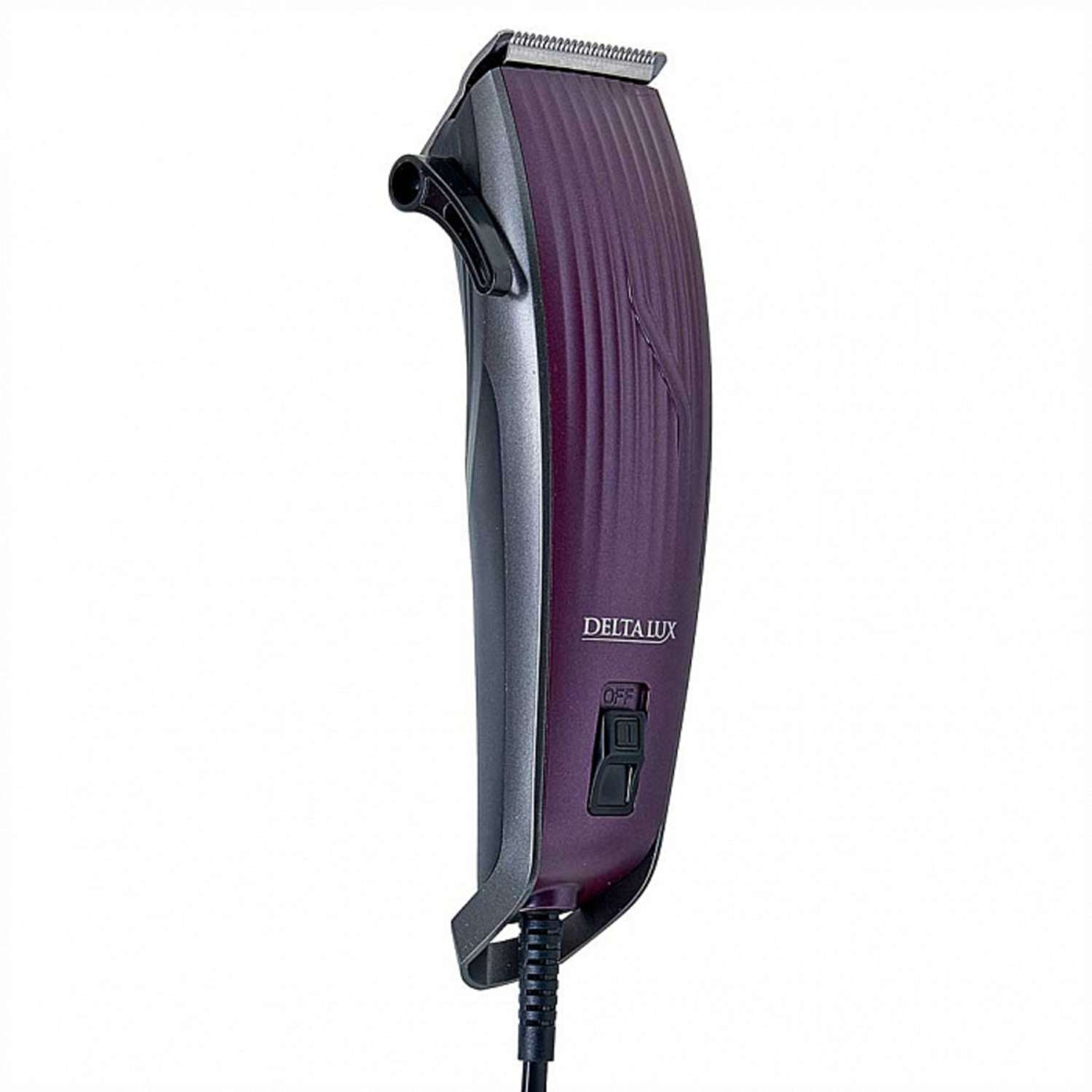 Машинка для стрижки волос Delta Lux DE-4200 темно-сиреневый 7 Вт 4 съемных гребня - фото 1