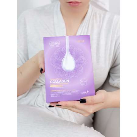 Тканевая подтягивающая маска для лица Konad Iloje Frozen Time Firming Patch ＆ Mask SE