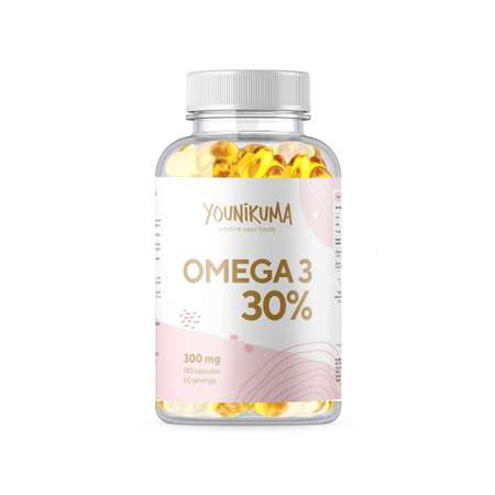 Биологически активная добавка YOUNIKUMA Омега-3 1000 мг 180 капсул