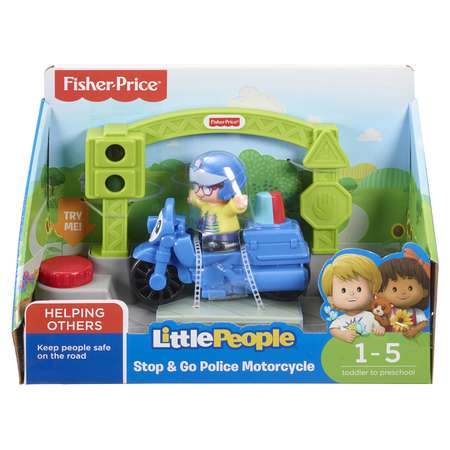 Игровой набор Little People Fisher-Price Stop & Go Police Motorcycle (DYR83)