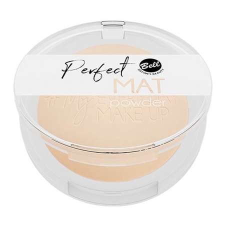 Пудра Bell компактная Perfect mat powder тон 04 фиксирующая