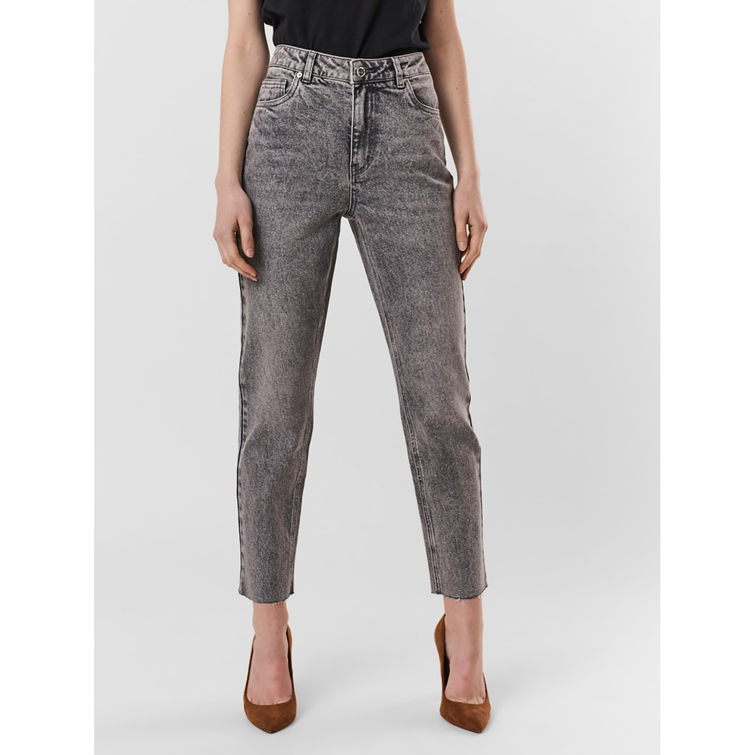 Брюки VERO MODA 10255467/Light Grey Denim/"34 - фото 3