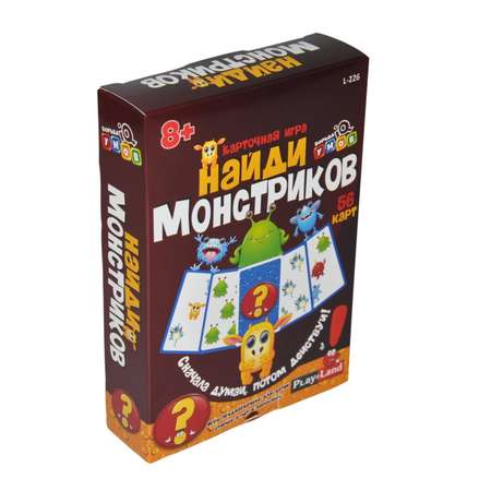 Настольная игра Play Land «Найди монстриков»