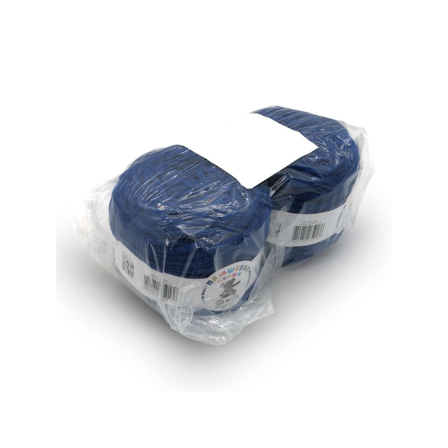 Пряжа для вязания Astra Premium плюшевая пушистый ворс полиэстер 100 гр 80 м 620 синий 2 мотка - фото 5