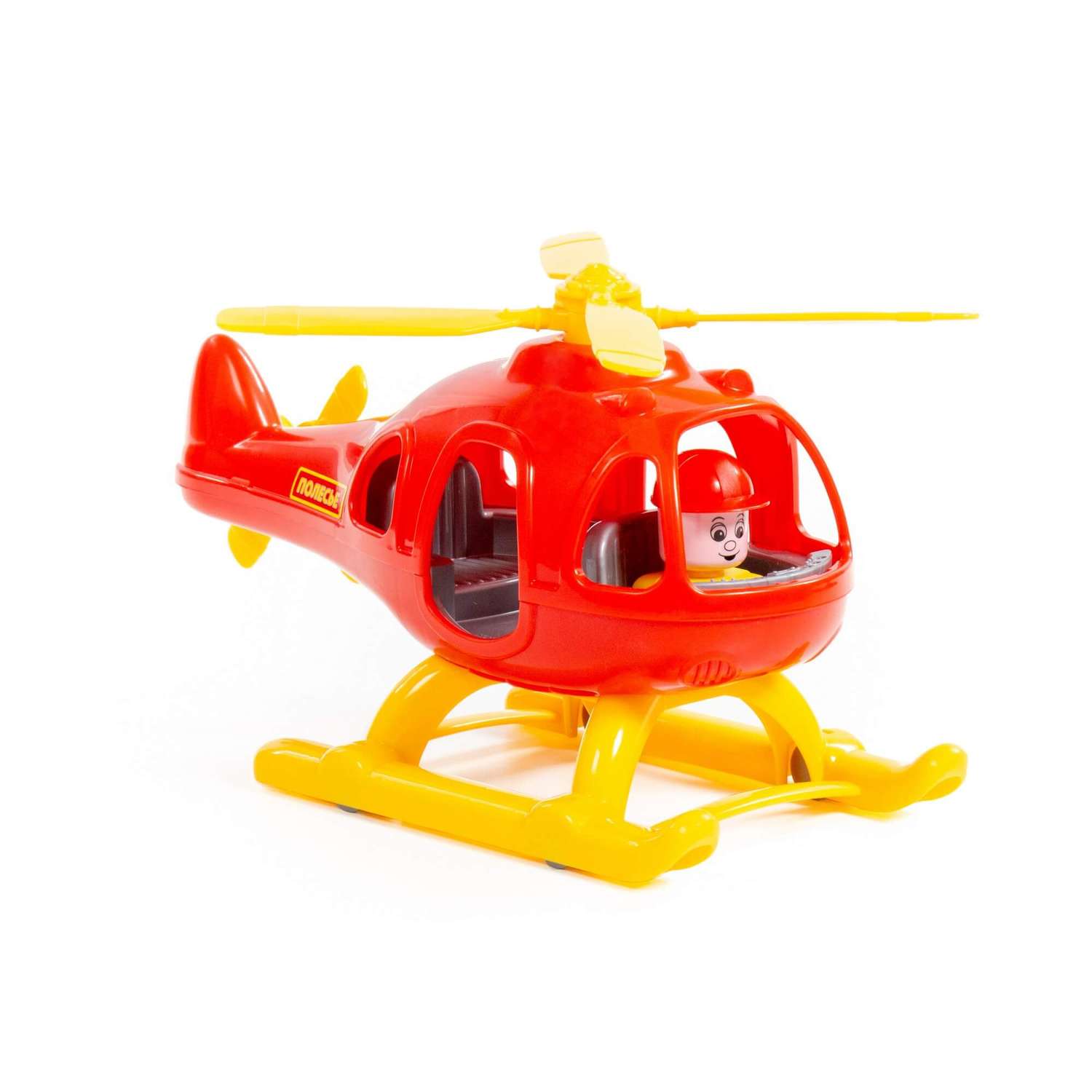 Вертолет Полесье Шмель красно-жёлтой в коробке 67654/1 - фото 1