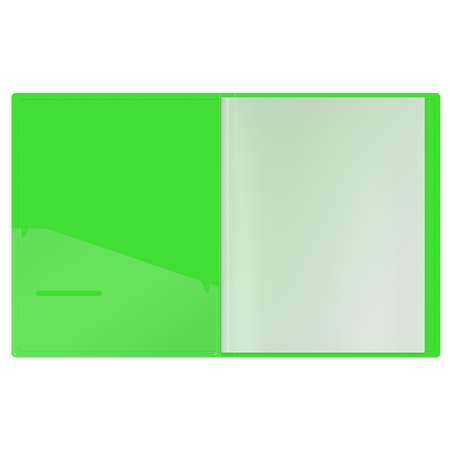 Папка с 60 вкладышами Berlingo Neon зеленый неон