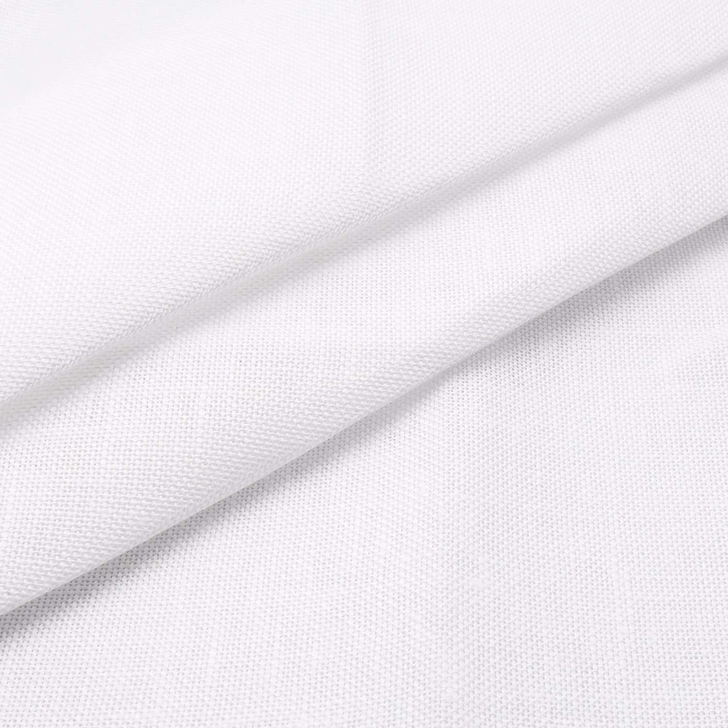 Канва Zweigart для вышивания шитья и рукоделия 25ct 50х70 см молочно - белая - фото 2
