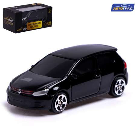 Машина Автоград металлическая VOLKSWAGEN GOLF GTI 1:64 цвет чёрный