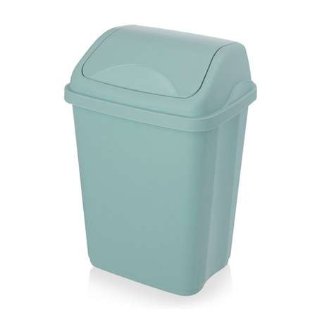 Контейнер для мусора elfplast ведро 16 л 30х24х44 см серо-голубой