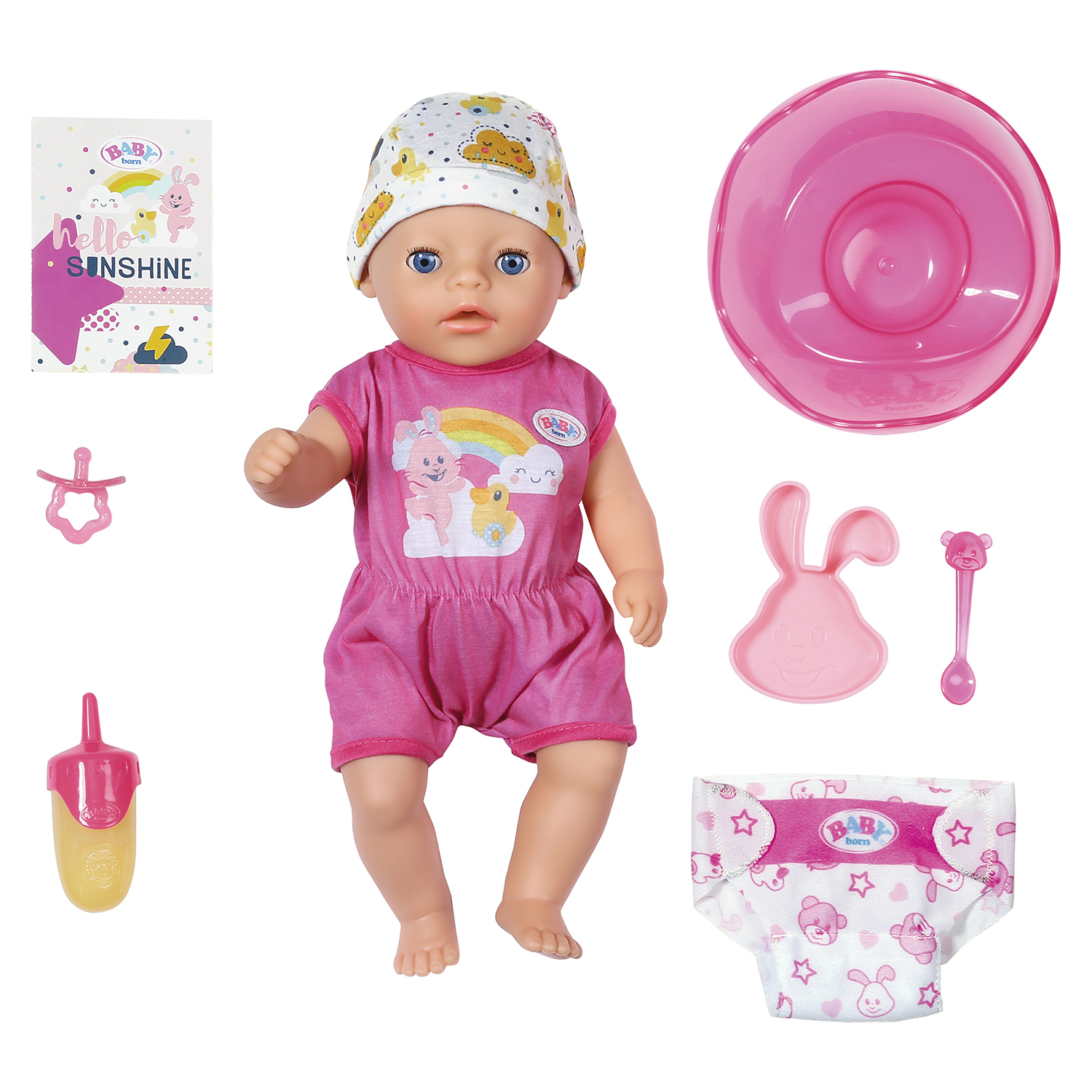 Кукла Zapf Creation Baby Born My Little Нежное прикосновение девочка  827-321 купить по цене 2939 ₽ в интернет-магазине Детский мир