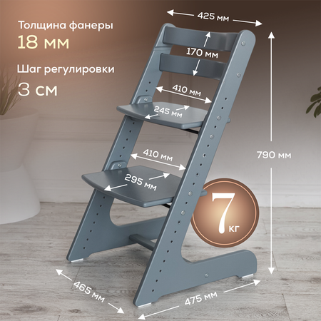 Стульчик для кормления Конёк Горбунёк Комфорт трансформер