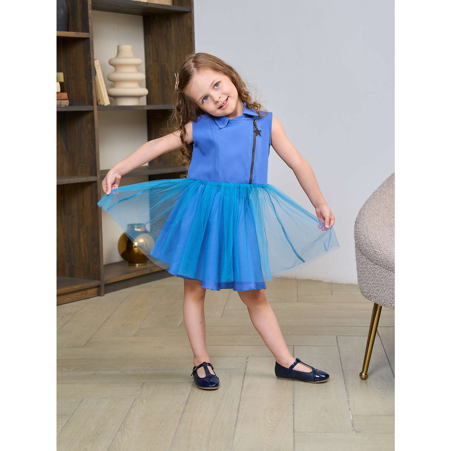 Костюм Mil Art kids 1902201526SUIT-KILT-BLUE - фото 1