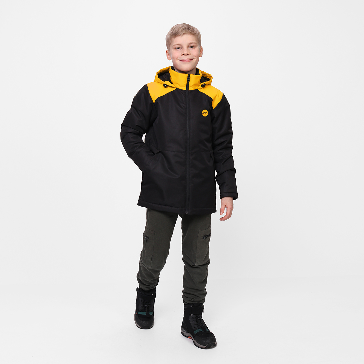 Куртка RODOS М-245/черный_желтый - фото 1