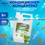 Кондиционер-концентрат для белья WASHIO Aroma Expert сандал морская соль и листья шалфея 5л