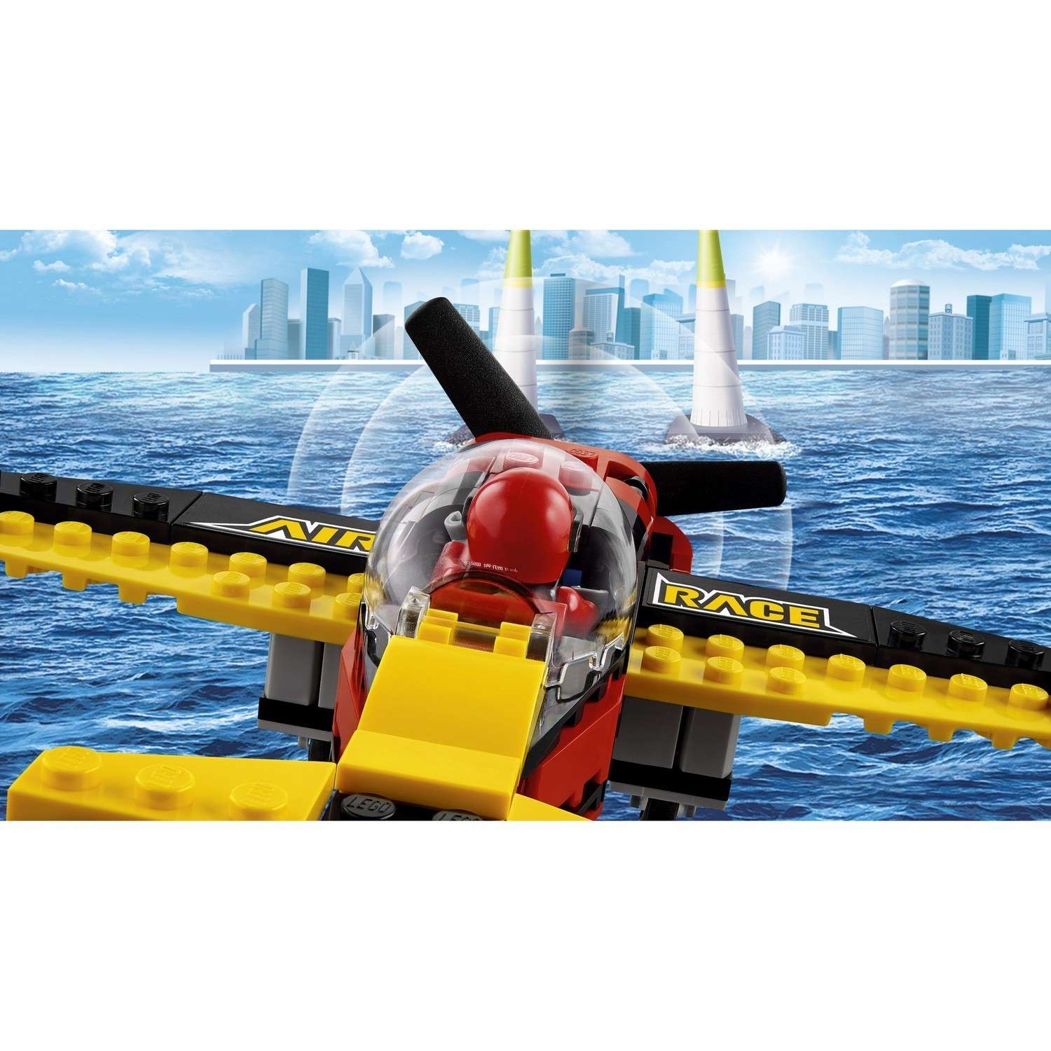 Конструктор LEGO City Great Vehicles Гоночный самолёт (60144) - фото 8