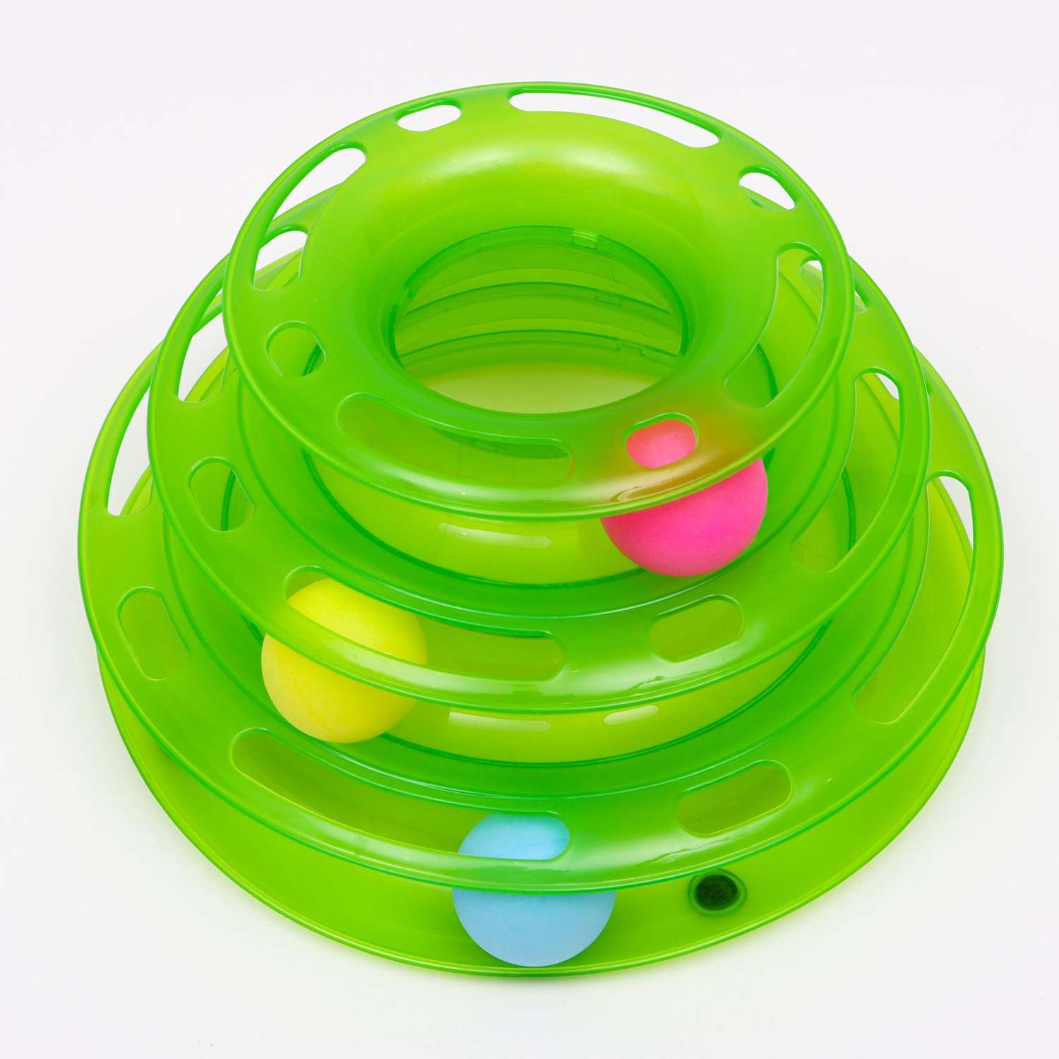 Игровой комплекс Пижон с 3 шариками зелёный - фото 1