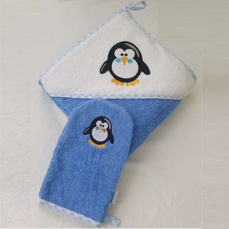 Рукавичка для купания Uviton 0026/02 Baby Пингвиненок
