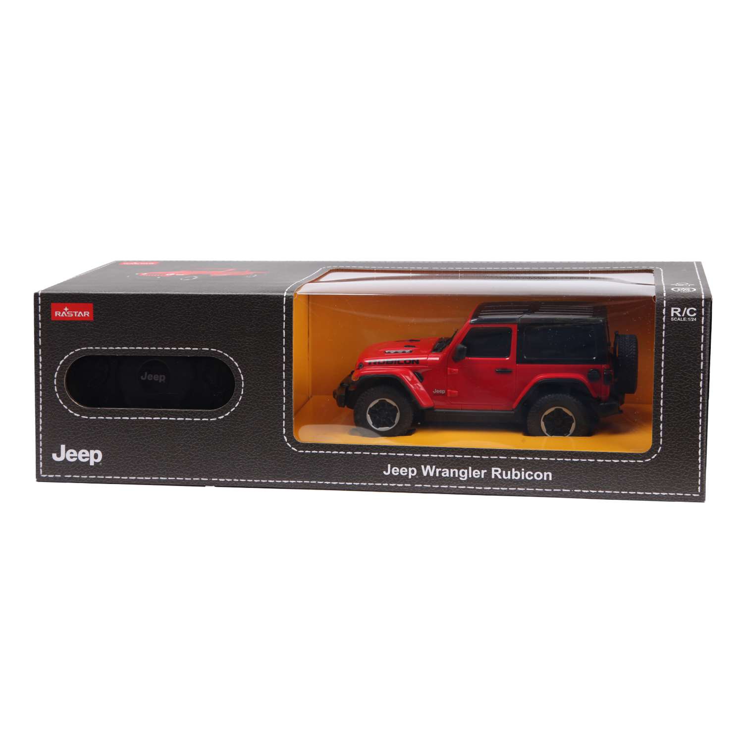 Машина Rastar РУ 1:24 Jeep Wrangler Jl Красная 79500 - фото 2