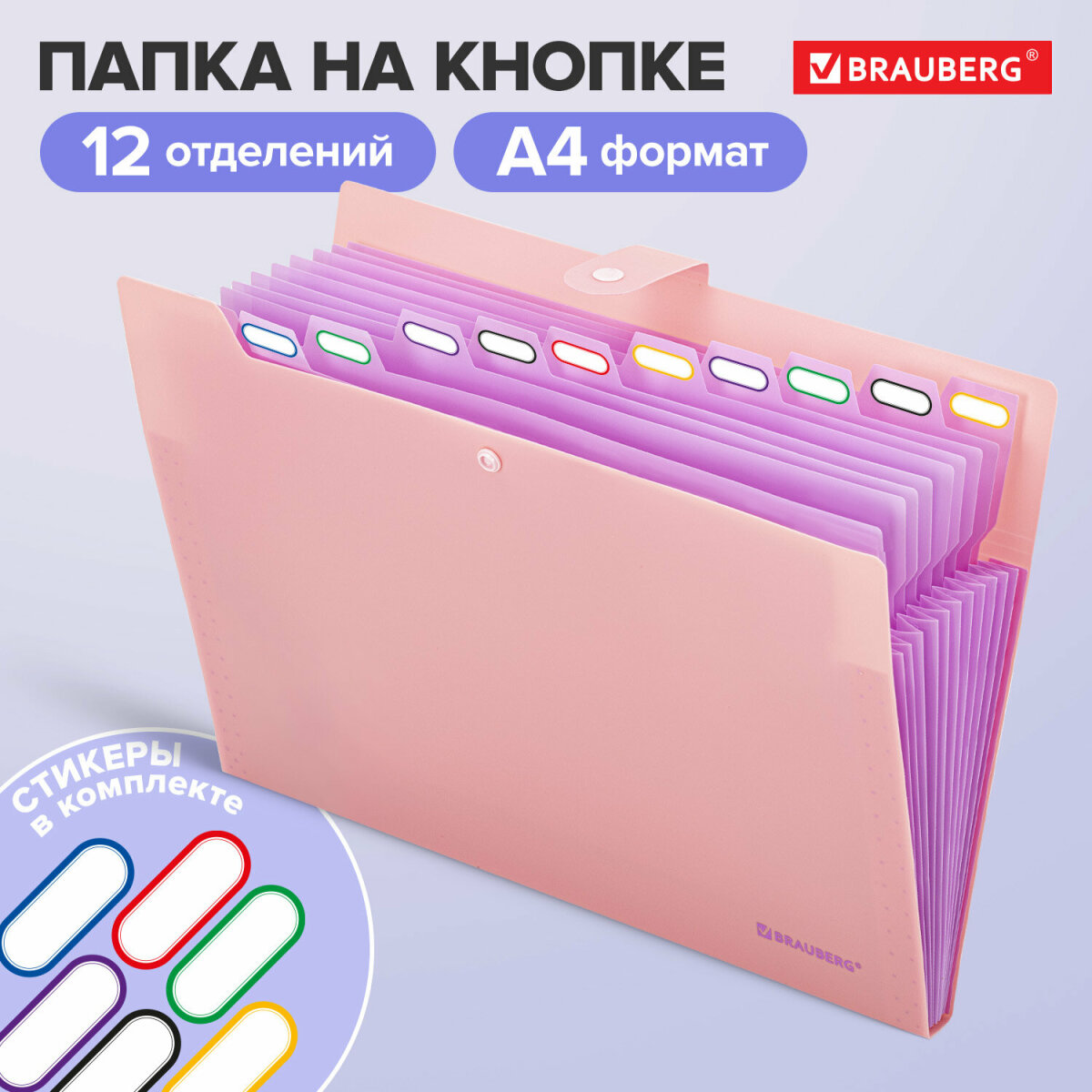 Папка-органайзер Brauberg А4 - фото 1