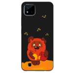 Силиконовый чехол Mcover для смартфона Realme C11 (2021) Союзмультфильм Медвежонок и мед