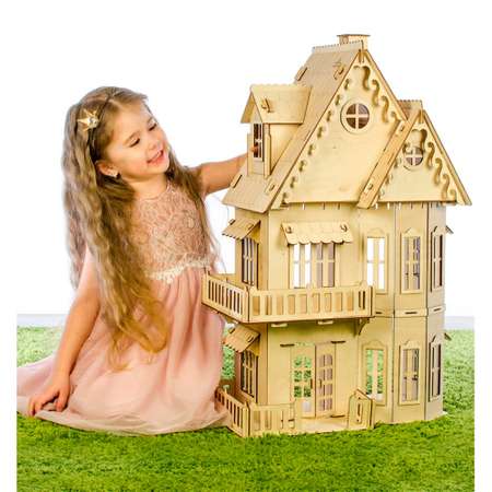 Кукольный домик Polly деревянный ДК-1