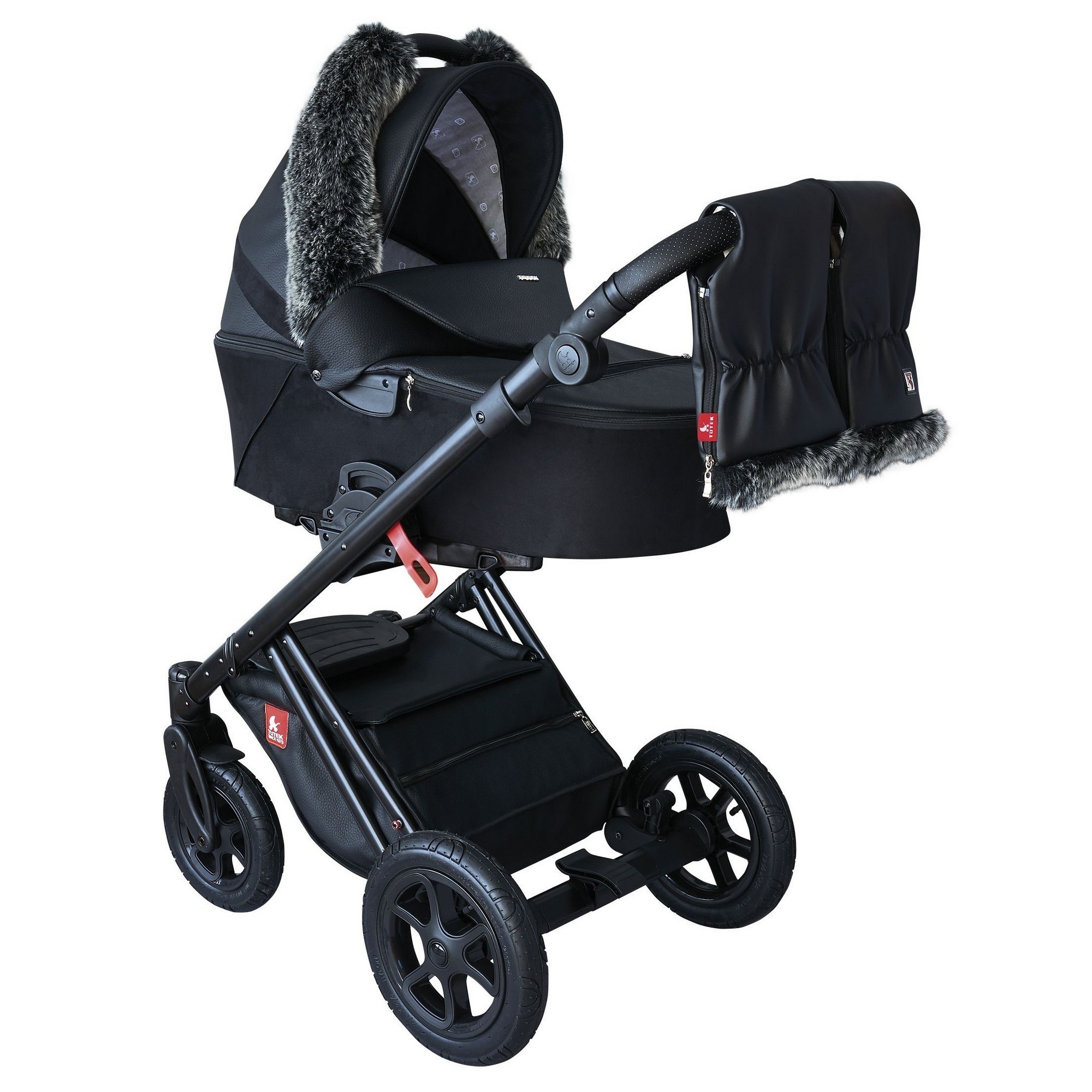 Коляска 3в1 Tutek Diamos Eco Black Premium - фото 1