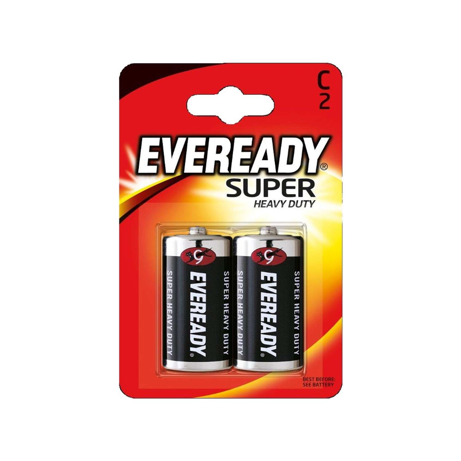 Батарейка Eveready Super HD R14 2хC на блистере - фото 1