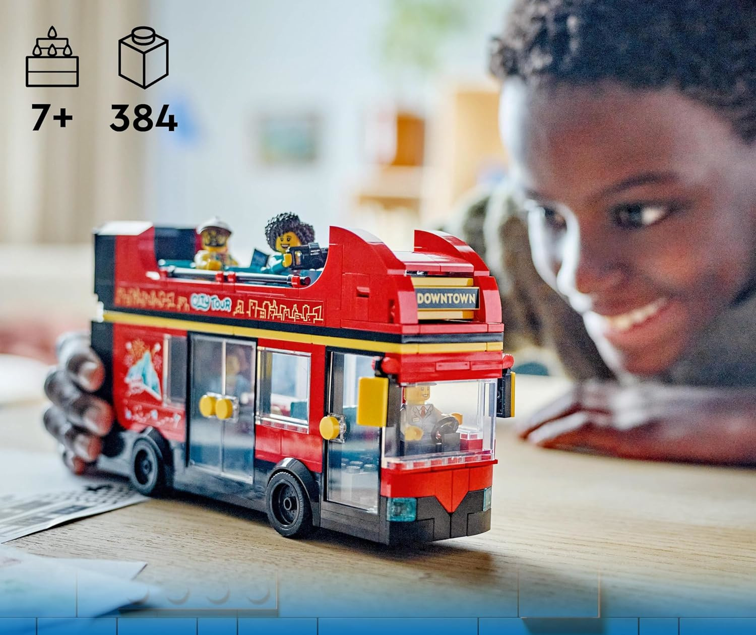 Конструктор LEGO City Красный двухэтажный экскурсионный автобус 60407 - фото 9