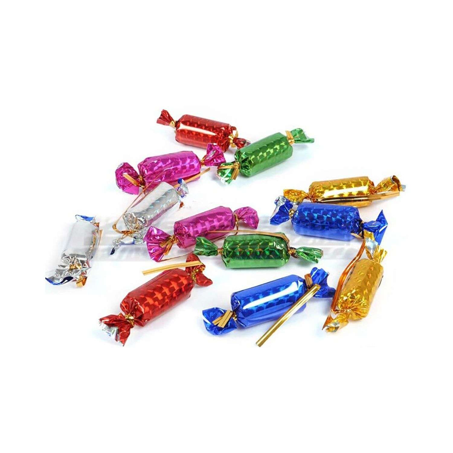 Набор елочных игрушек Uniglodis Разноцветные конфеты 12 шт. - фото 1