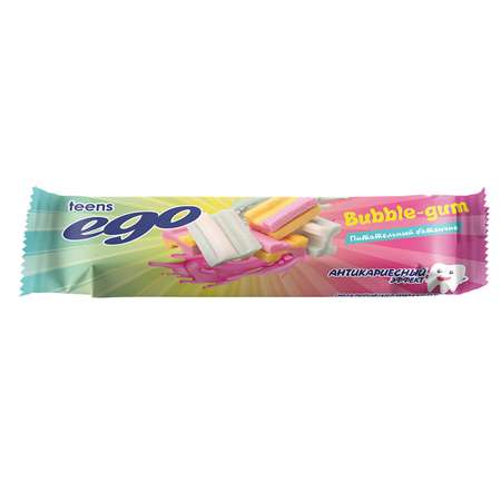 Батончик протеиновый Ego Teens бабл-гам в йогуртовой глазури 25г