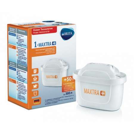 Кассета сменная BRITA Maxtra+ Жесткость упаковка 1 шт. 1034673