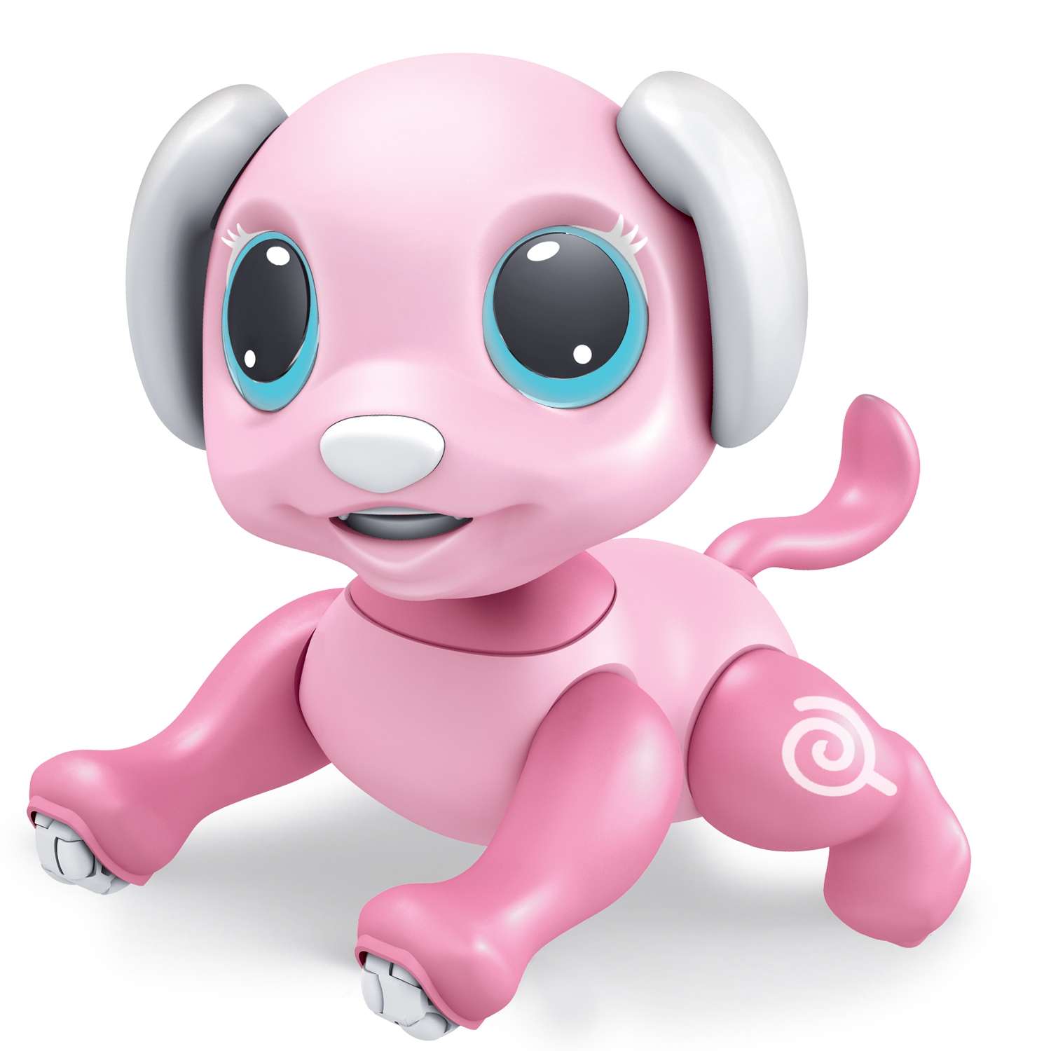 Игрушка интерактивная Mioshi Добрые животные Собачка Леденец розовый - фото 1
