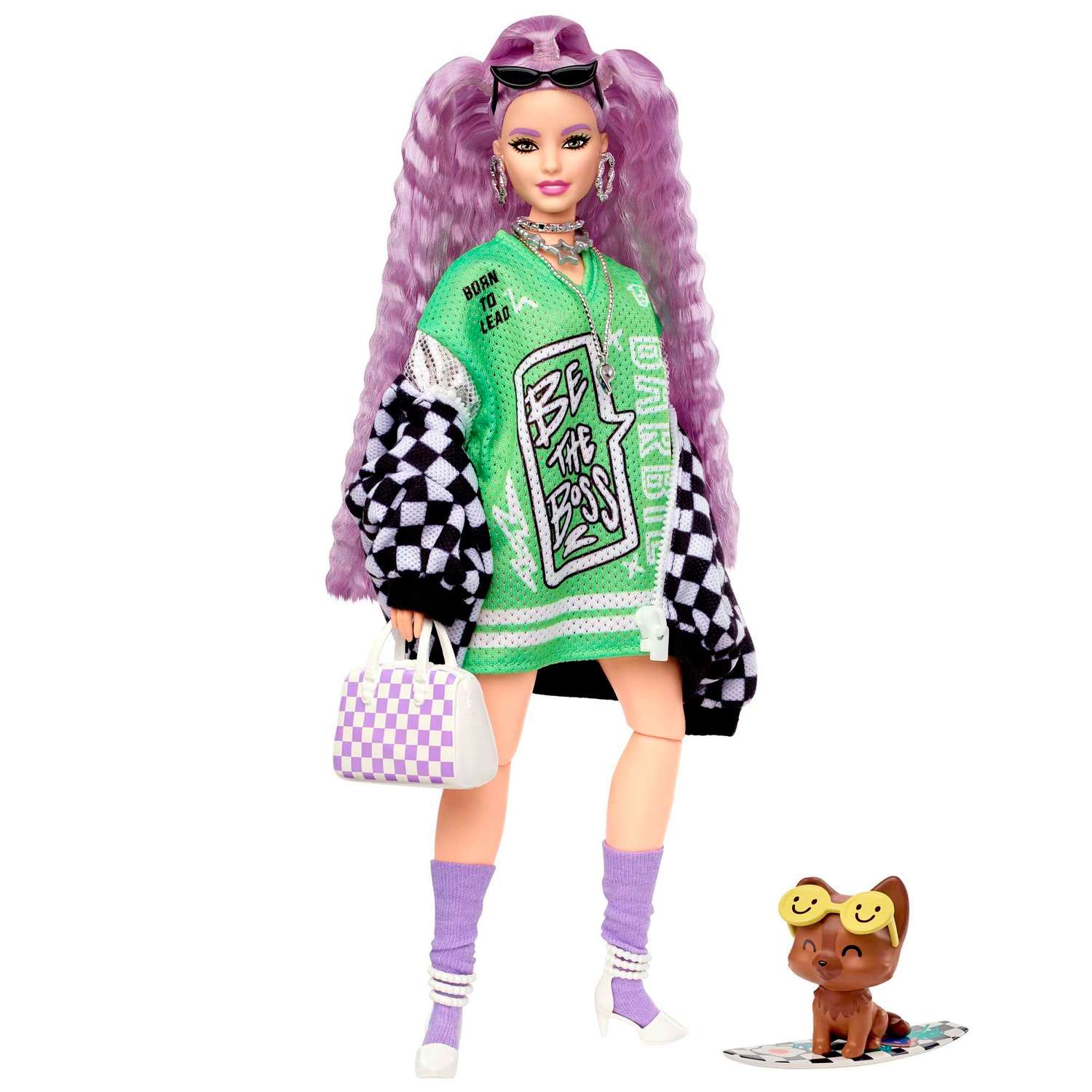 Кукла Barbie Экстра в спортивной куртке HHN10 - фото 1