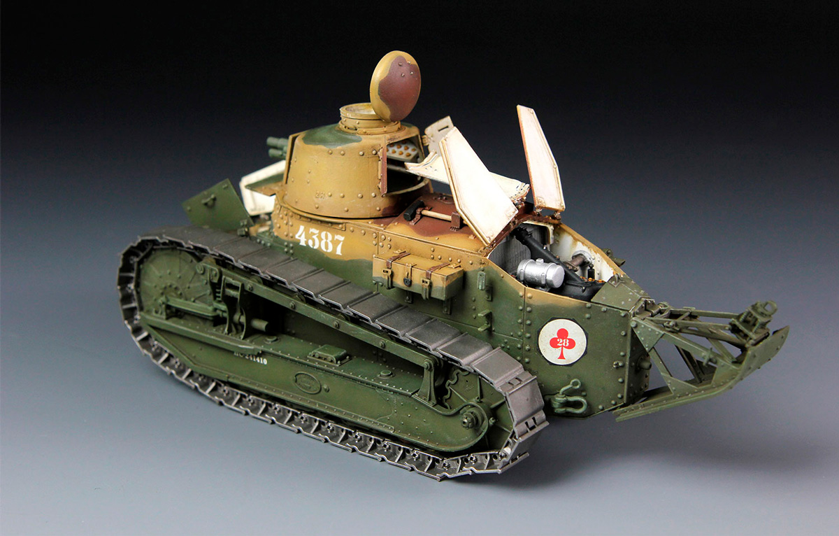 Сборные модели MENG TS-008 Танк FT-17 Light tank Cast turret 1/35 18524619422 - фото 1