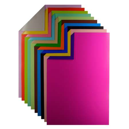 Набор цветной бумаги и картона Hobby Time №39 А4 30 листов 50 цветов