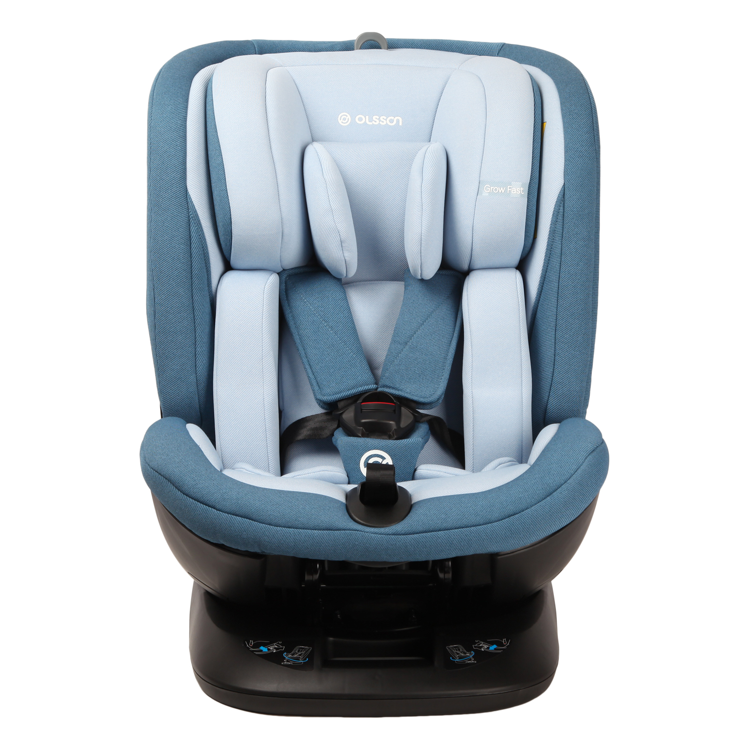 Автокресло Olsson Grow Fast Denim Isofix 0+/1/2/3 (0-36 кг) - фото 7