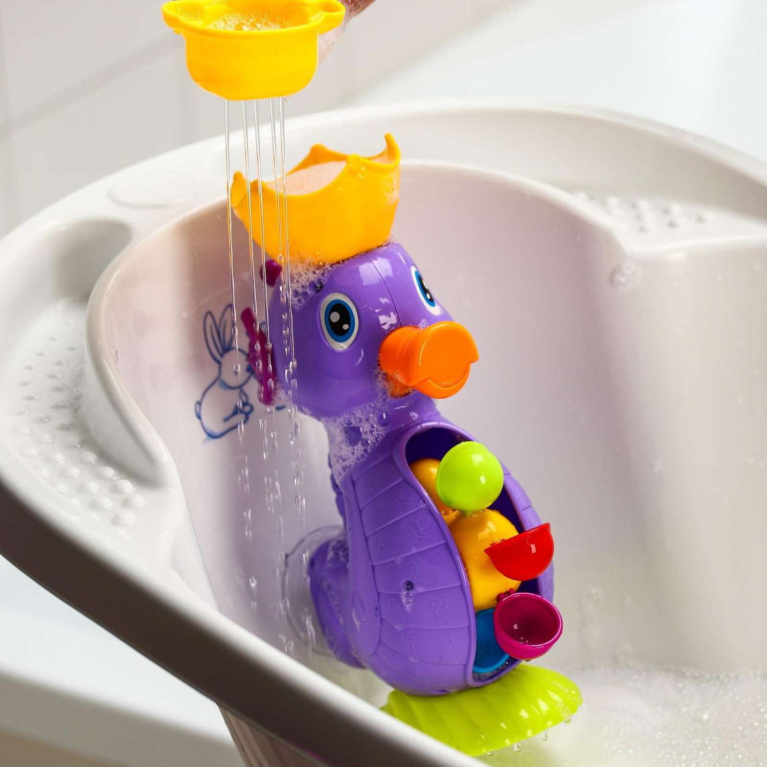 Игрушки для ванной Крошка Я «Мельница. Морской конёк» - фото 4
