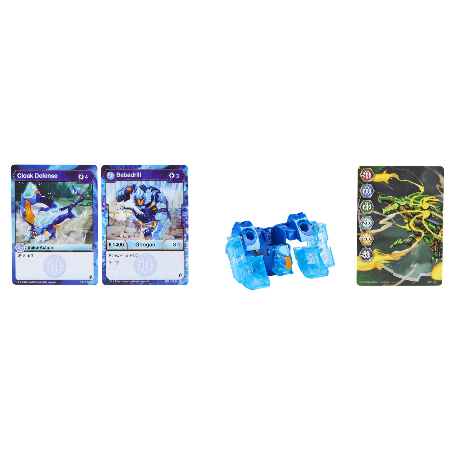 Фигурка-трансформер Bakugan Геоган S3 Bad Boss Blue 6059850/20131554 - фото 1