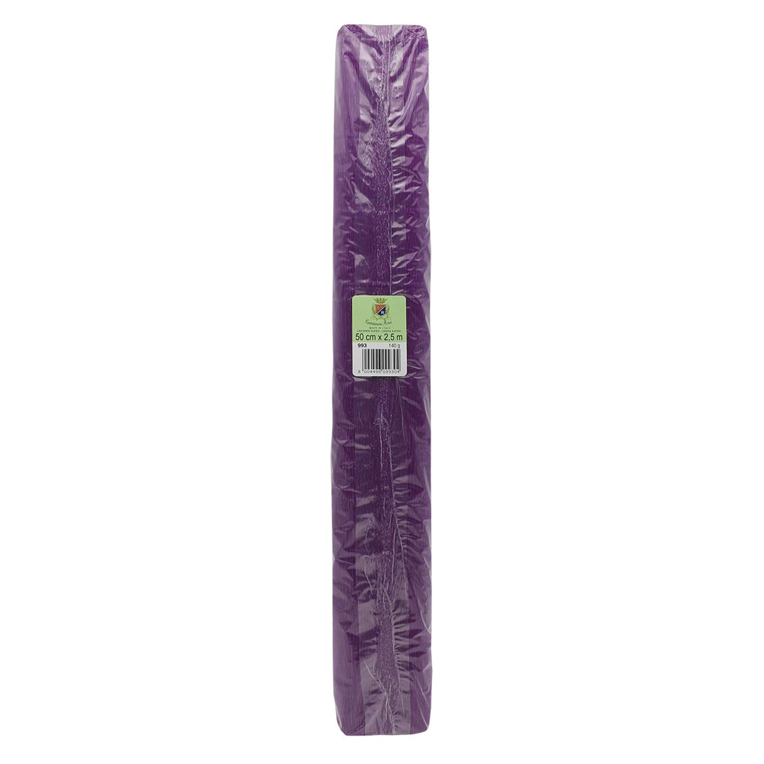 Бумага Айрис гофрированная креповая для творчества 50 см х 2.5 м 140 г фиолетовая - фото 4