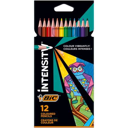 Карандаши цветные BIC Intensity 12 цветов