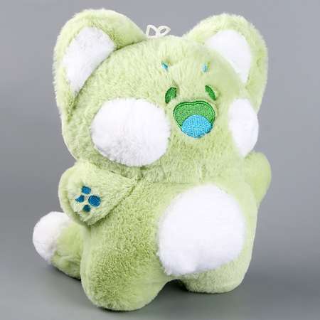 Мягкая игрушка Sima-Land «Супер кот» цвет зелёный