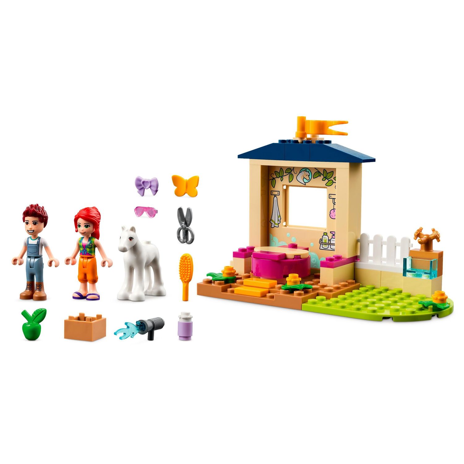 Конструктор LEGO Friends Pony-Washing Stable 41696 - фото 3