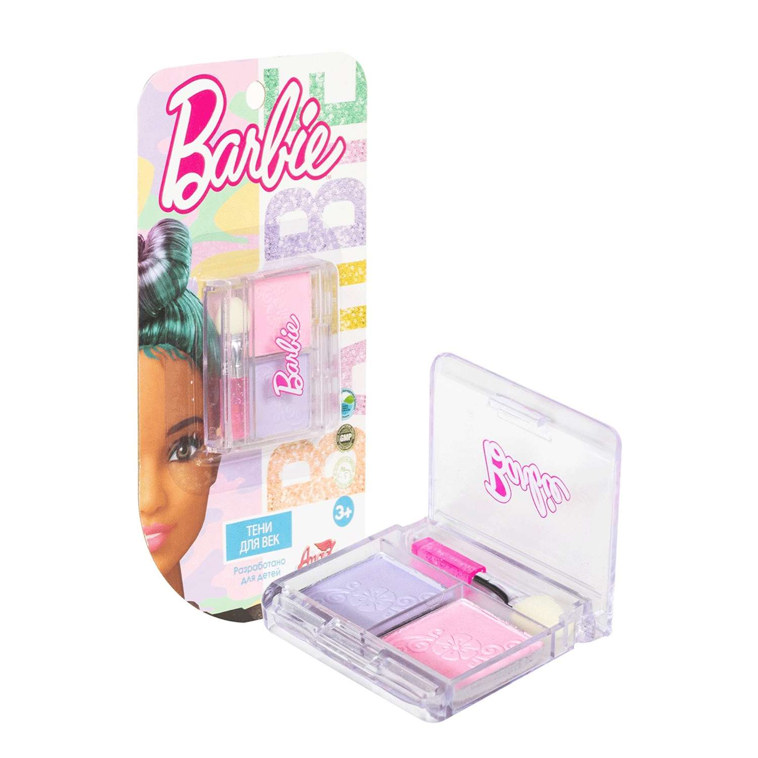 Косметика для девочек Barbie Тени для век Тон холодный - фото 1
