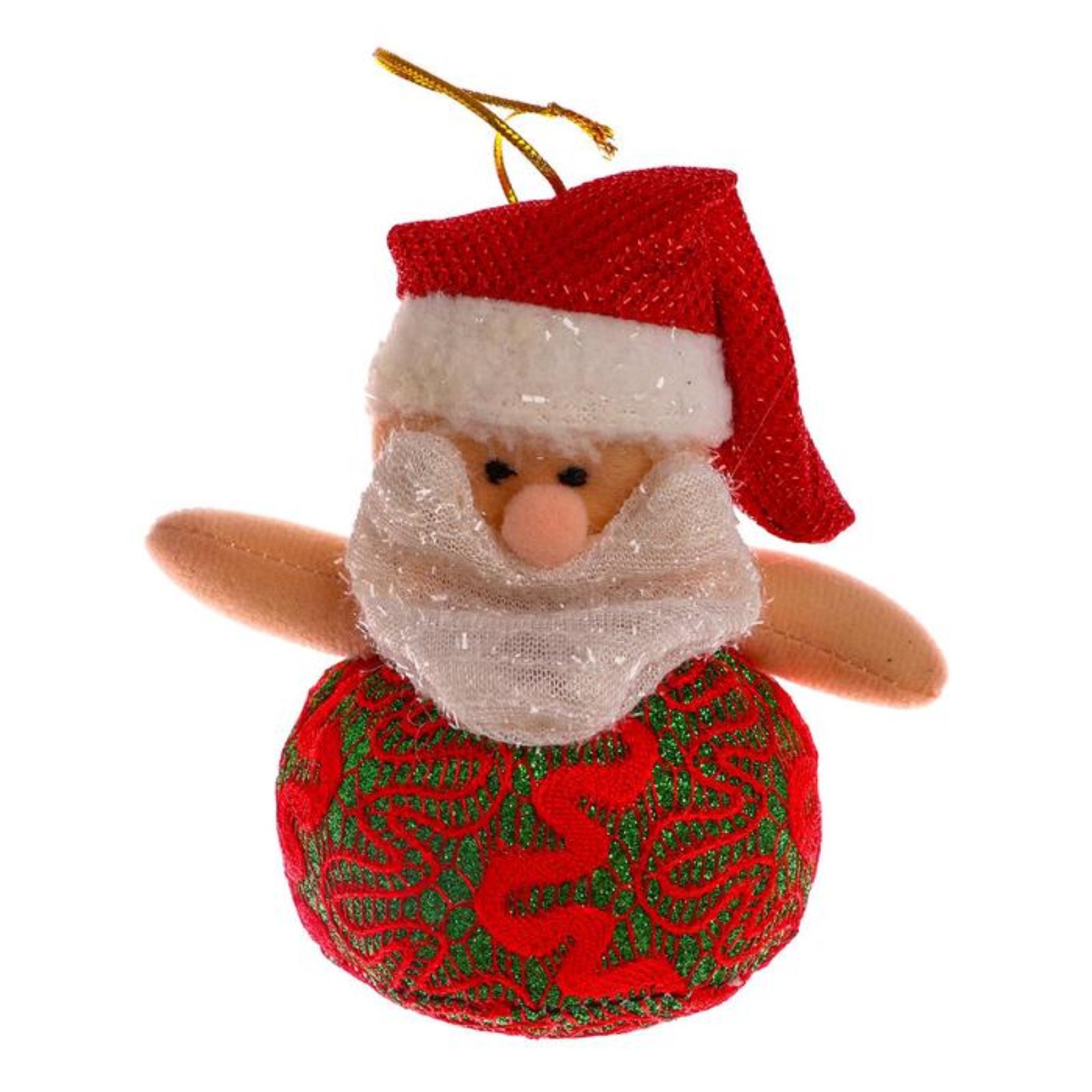 Мягкая игрушка Sima-Land подвеска «Дед Мороз» - фото 2