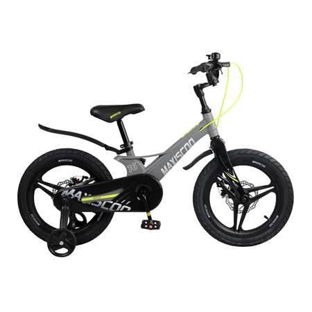 Детский двухколесный велосипед Maxiscoo Space делюкс 16 серый матовый