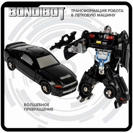 Трансформер BONDIBON 2 в 1 робот - автомобиль чёрного цвета